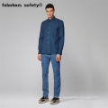 Dropshipping Custom Cotton Long Sleeve Safety Workwear Shirt For Industry